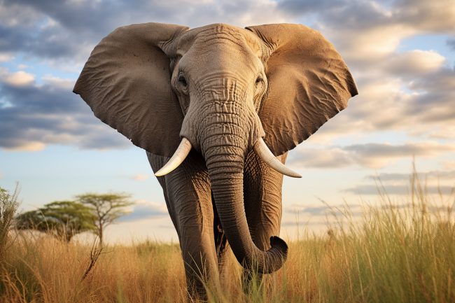Evolution de la population des éléphants en Afrique