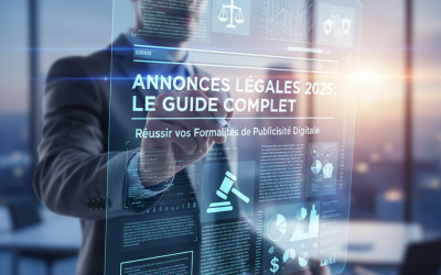 Annonces Légales 2025 : Le Guide Complet pour Réussir vos Formalités de Publicité
